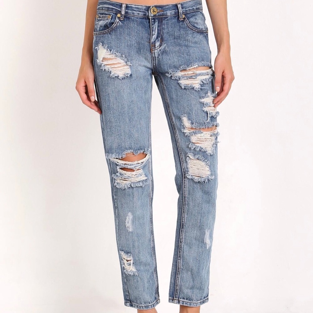 ONE TEASPOON DESTROYED JEANS